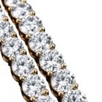 3/4/5mm Real Moissanite Tennis Necklace for Women - Image 3