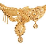 Vintage Gemstone Pendant Gold Necklace - Image 2
